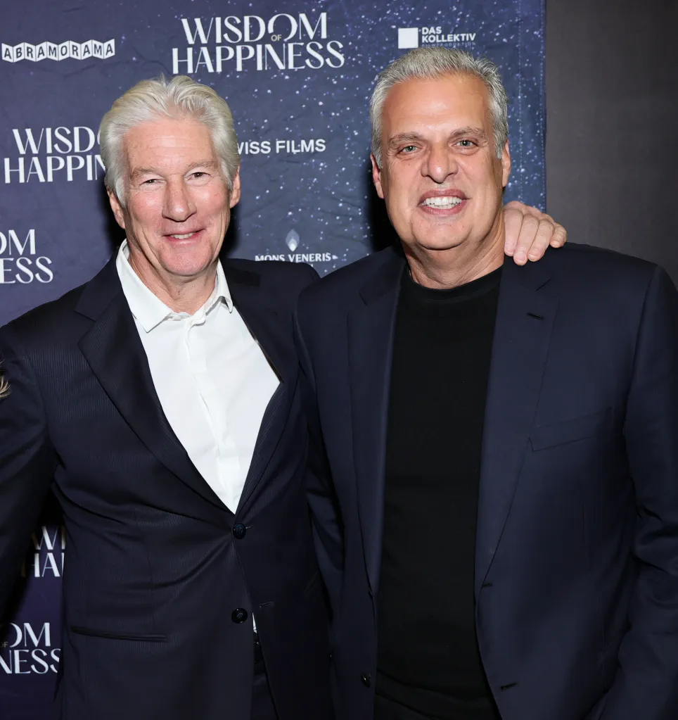 Richard Gere and Eric Ripert attend the