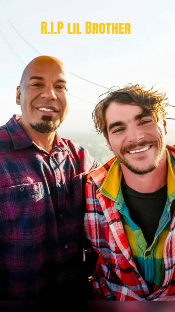 Luis Moncada and RJ Mitte smiling together with the text 