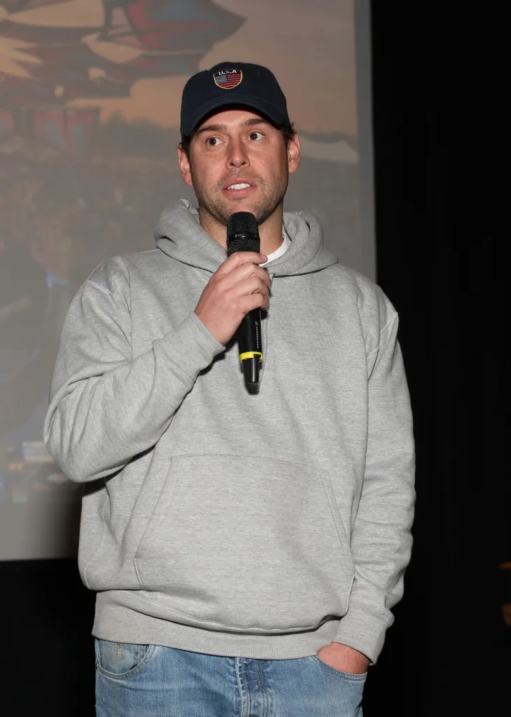 Scooter Braun speaks at the