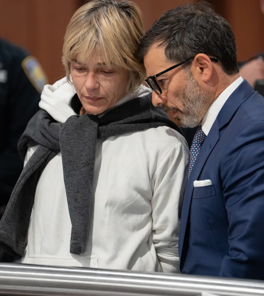 Selma Blair appears in Queens Criminal Court with her attorney.