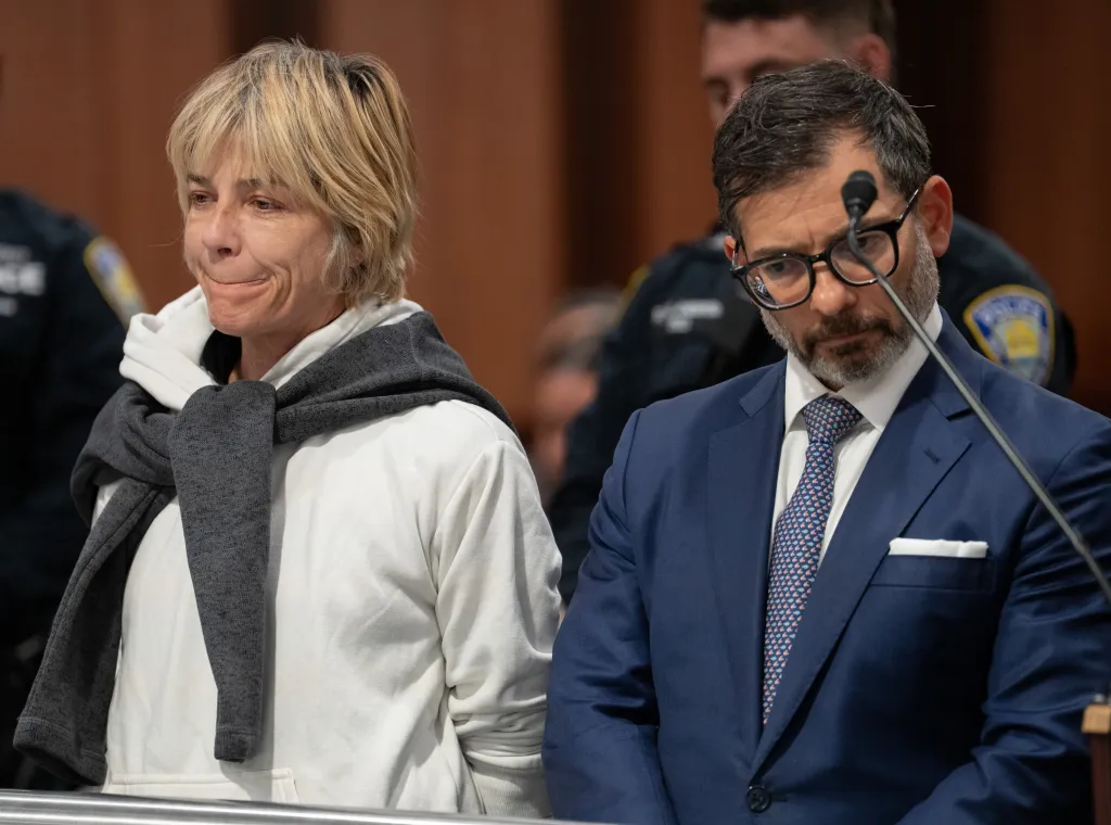 Selma Blair appears in Queens Criminal Court with her attorney.