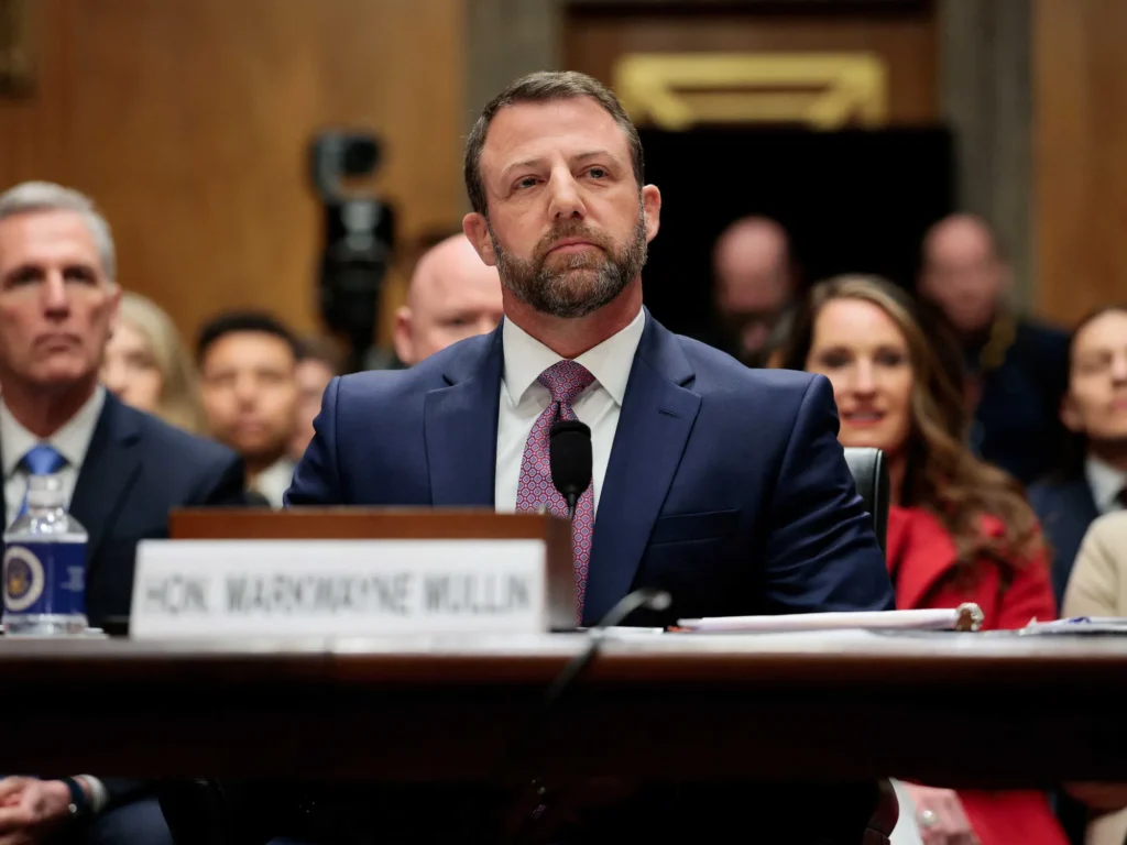 Markwayne Mullin’s wife brags of private planes — as husband battles jet-setting scandal