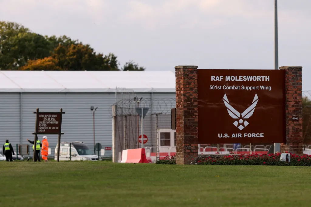 Two Latvian nationals were arrested under the National Security Act after breaching RAF Molesworth, a key US and NATO intelligence hub in the UK.
