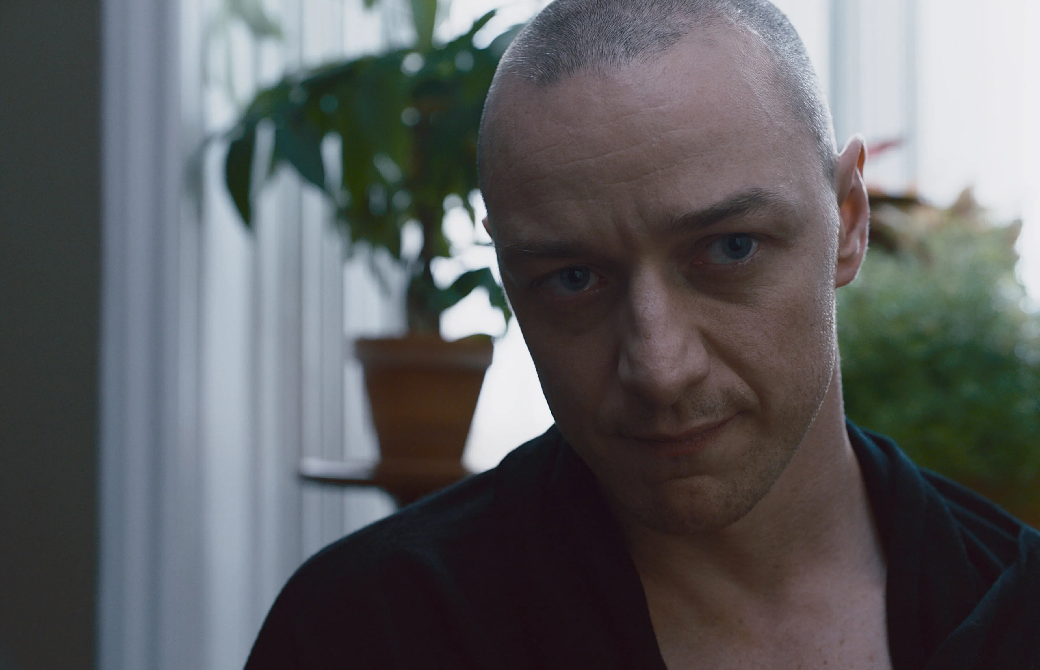 Portrait of James McAvoy as Kevin Wendell Crumb in the film Split.