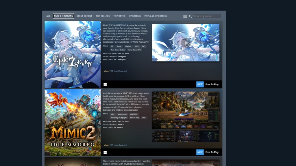 Steam Free Games October 26