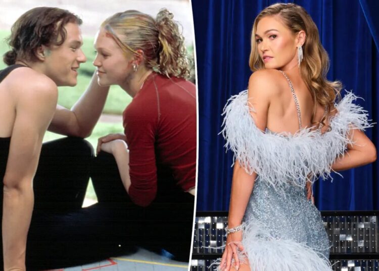 Julia Stiles honors late ‘10 Things I Hate About You’ co-star Heath Ledger in heartfelt ‘DWTS’ tribute