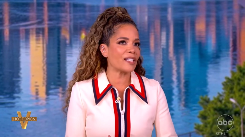 Sunny Hostin speaks on The View.