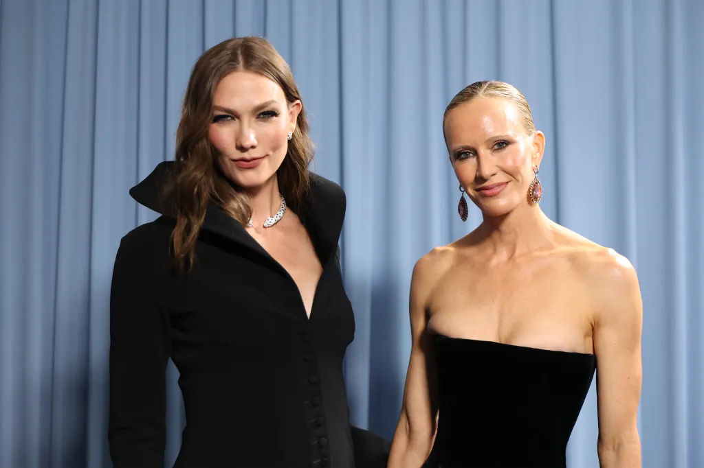 Karlie Kloss and Amy Griffin attend the Met Gala Celebrating 