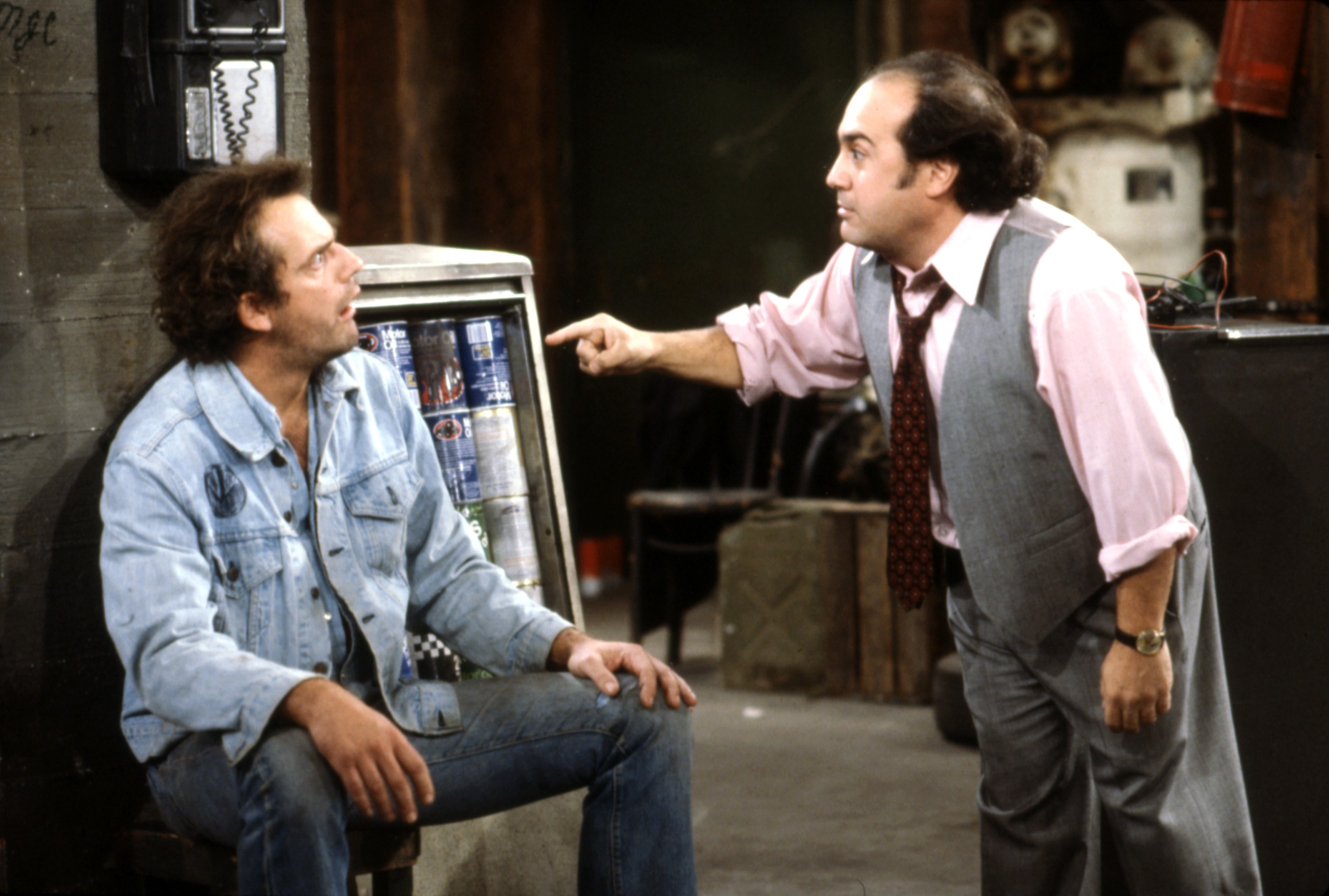 Christopher Lloyd and Danny DeVito.