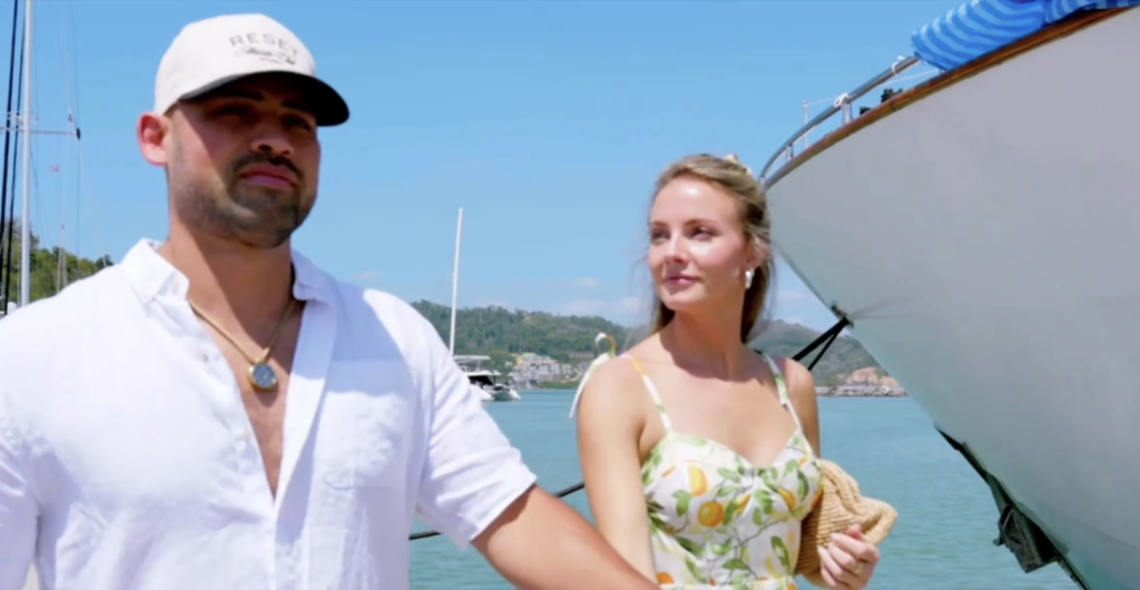 Taylor Ann Green as a guest on Below Deck.