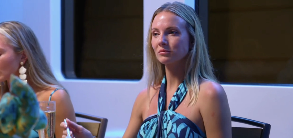 Taylor Ann Green as a guest on Below Deck.