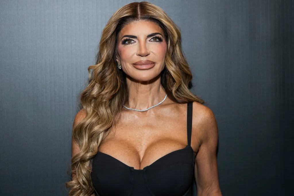 Teresa Giudice attending Page Six's Virtual Reali-Tea Awards.