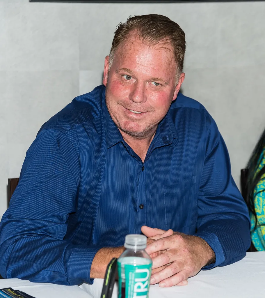 Thomas Markle Jr. at a celebrity boxing press conference.