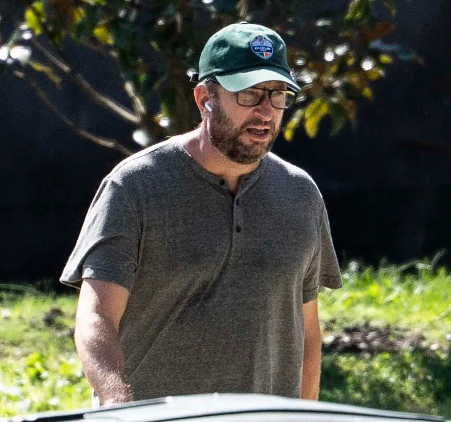 Timothy Mynett, husband of U.S. Rep. Ilhan Omar, walking in Washington, D.C.