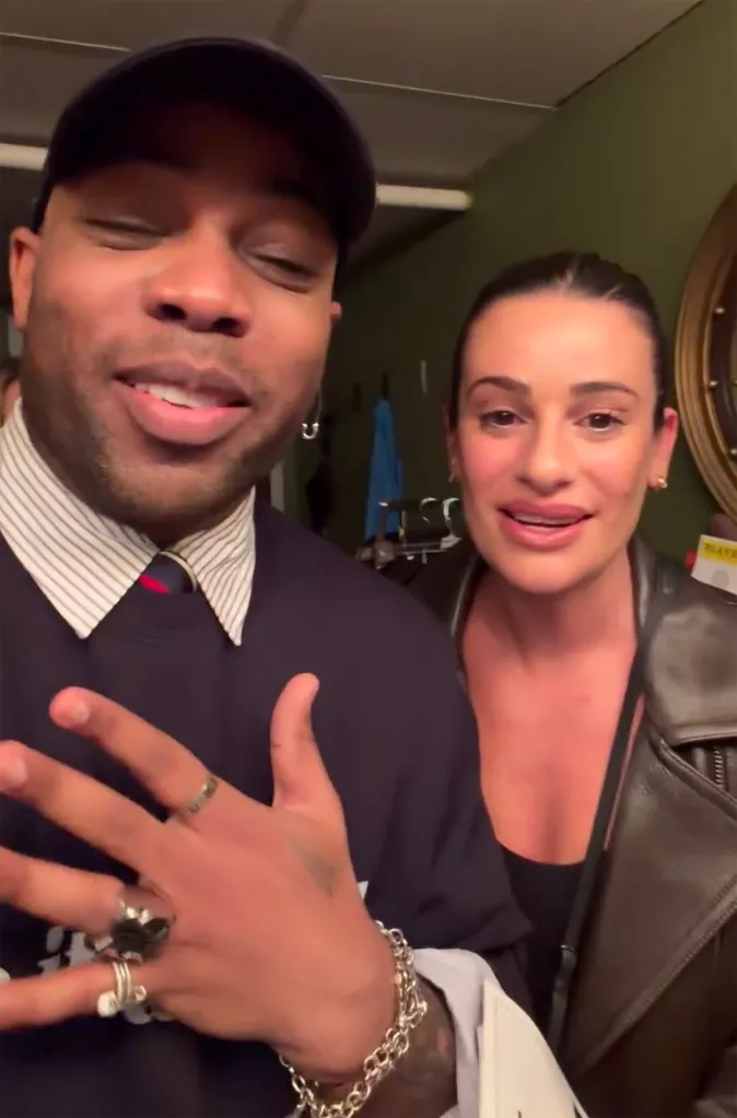 Todrick Hall and Lea Michele