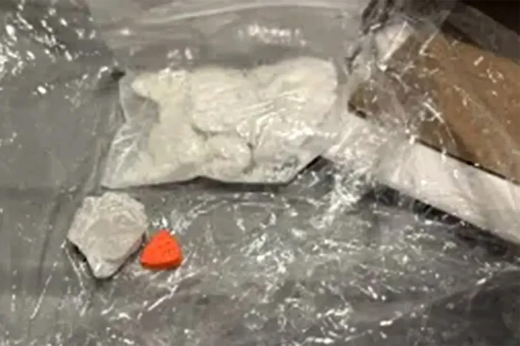 TSA officers in Phoenix located suspected illegal drugs wrapped in plastic, shown above. The drugs were concealed inside a tampered Apple Mac mini desktop computer at a security checkpoint. 