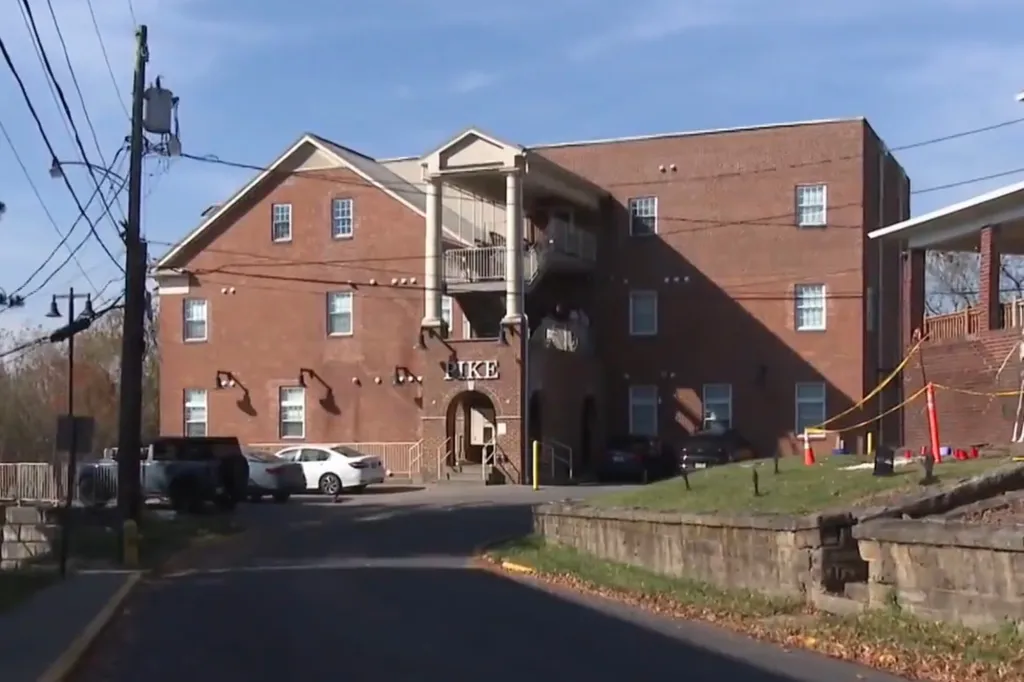 The Pi Kappa Alpha fraternity house.