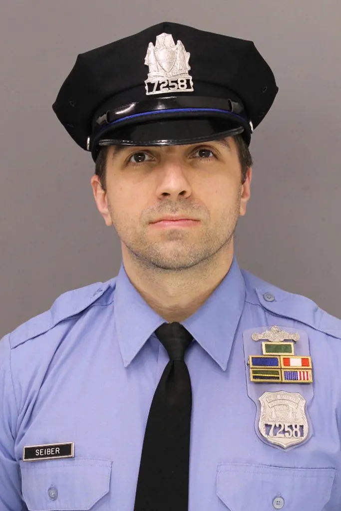 Officer Shane Seiber in uniform.