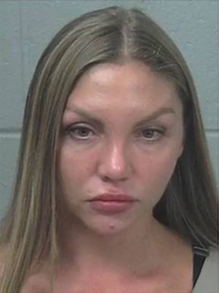 Kristina Kedysheva, a youngish woman with straight brown hair and an unsmiling face in her mugshot