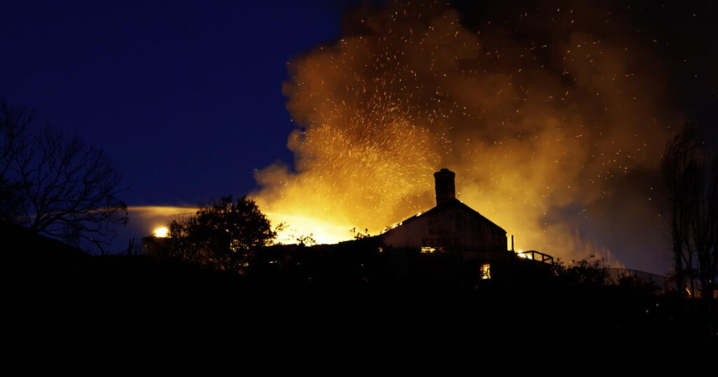 ‘All I could see was flames’: Norte fire hollows out Orange County homes