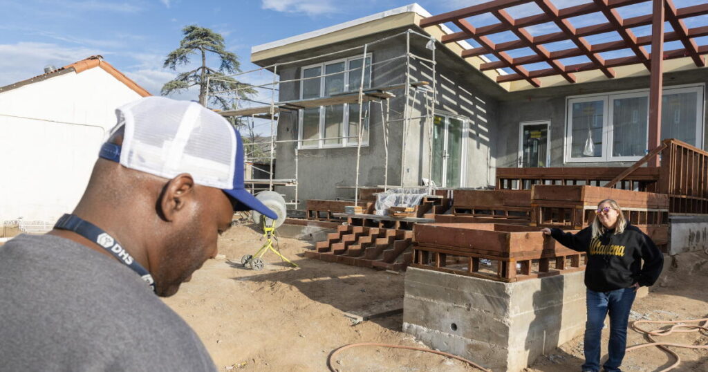 On one Altadena block destroyed by Eaton fire, a return, an exit and lessons in resilience