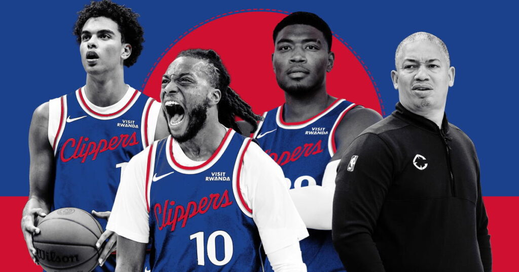 Clippers rebuild includes developing young core alongside veterans