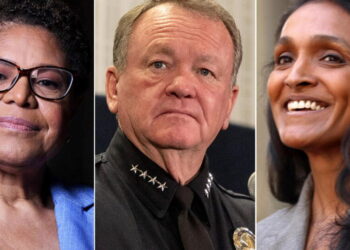 LAPD chief becomes polarizing figure as Bass and Raman diverge on handling of police