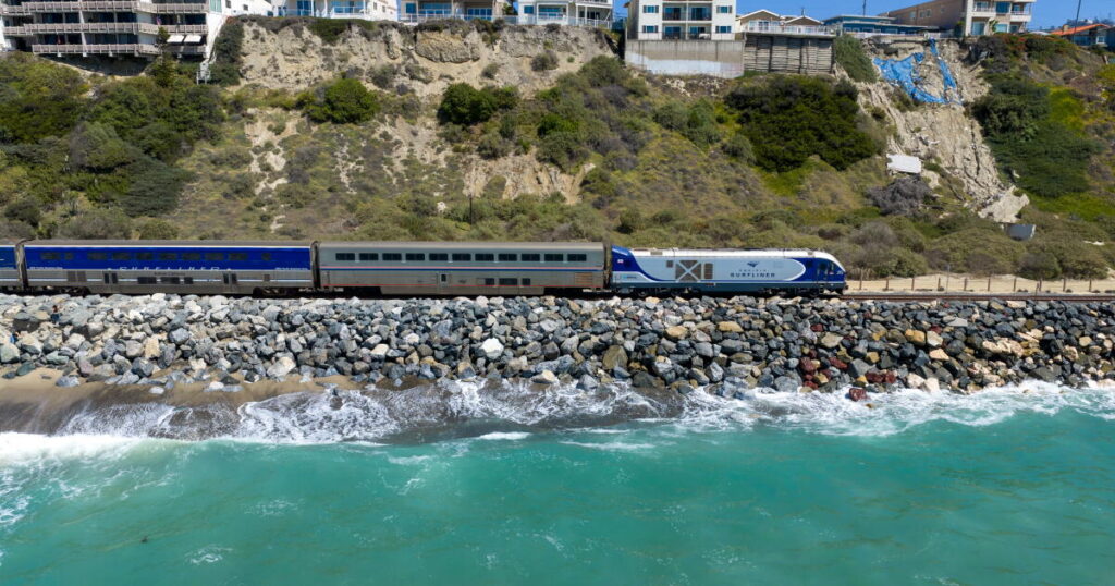 Metrolink suspends iconic coastal route due to high tides