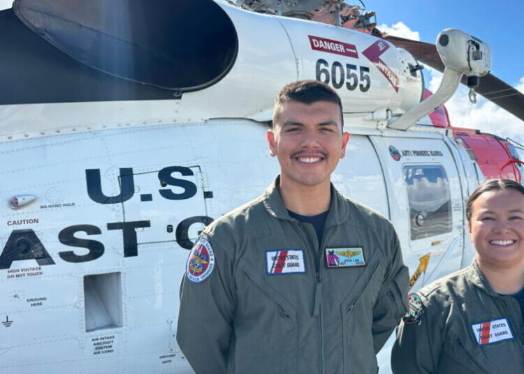 24-year-old Coast Guard swimmer says he fought waves and darkness to rescue 16 people from ocean