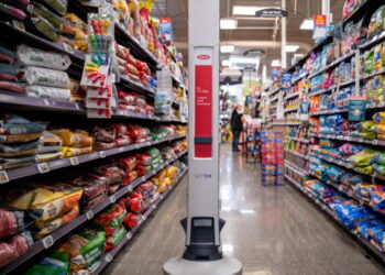 AI robots are roaming L.A. grocery store aisles. Shoppers and workers are worried