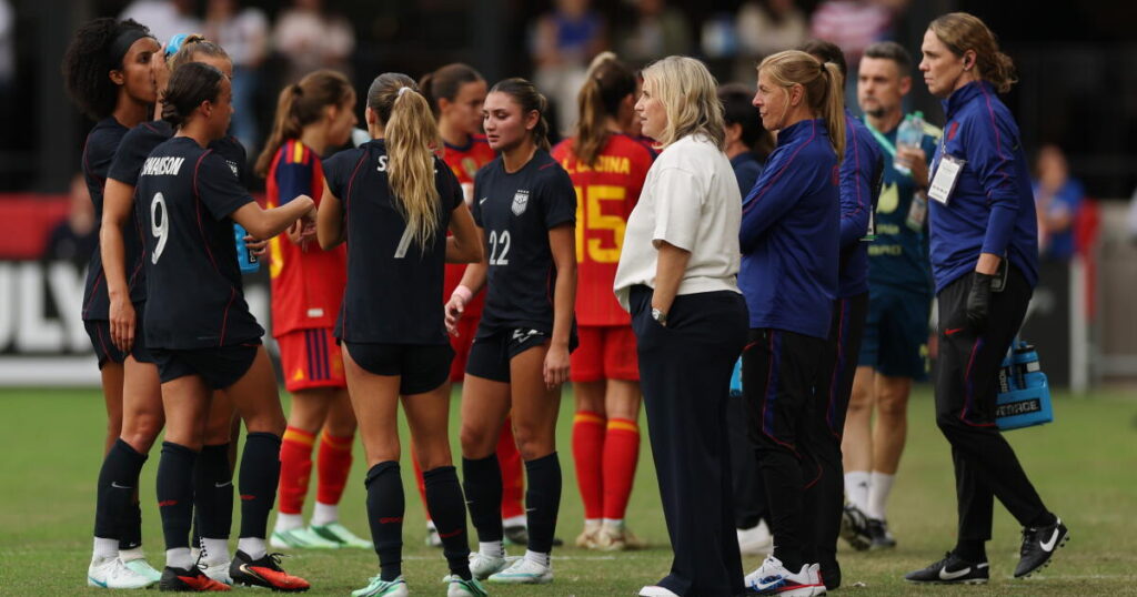 U.S. women’s soccer is no longer a juggernaut. Emma Hayes makes sure her players know it