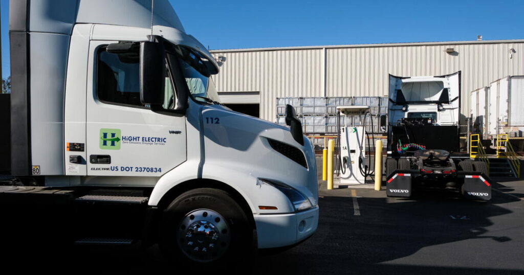 As Californian ports push truckers to go green, the struggling industry asks for more subsidies