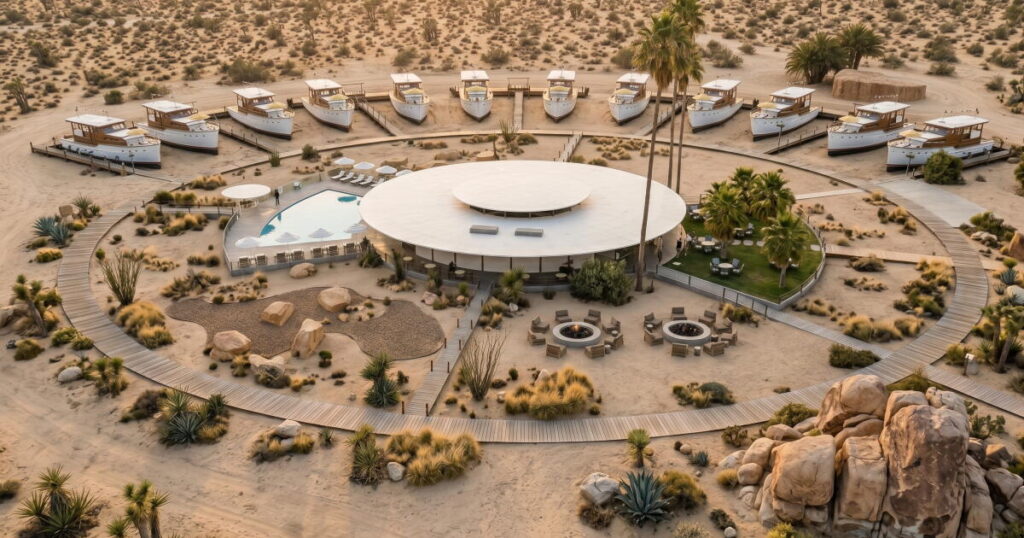 They’re building a ‘sandlocked yacht club’ in Joshua Tree — and it looks otherworldly