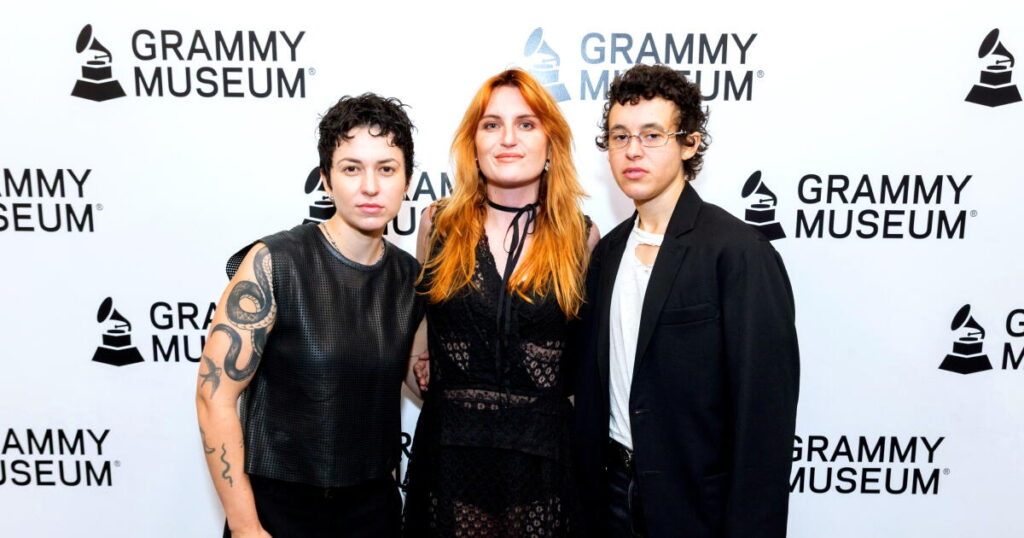 Muna ‘all safe’ after band’s tour bus catches fire in Burbank