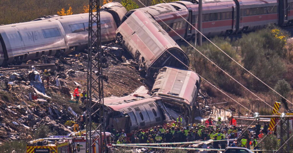 At least 68 dead in Spain after one high-speed train slams into another stopped on tracks