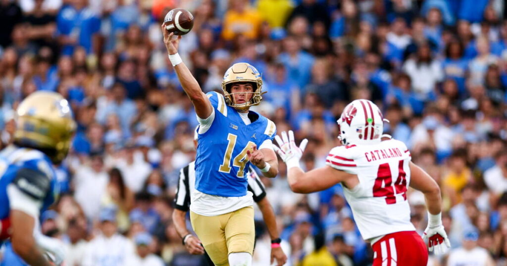 Ty Dieffenbach shines in his first UCLA start as Bruins defeat Wisconsin, improve to 6-0