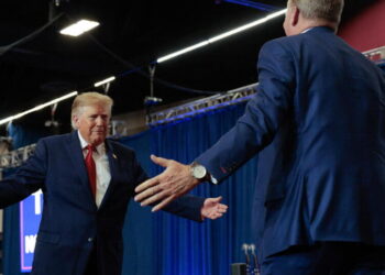 In final push, Trump rallies in red states, offering a rosy and off-script message