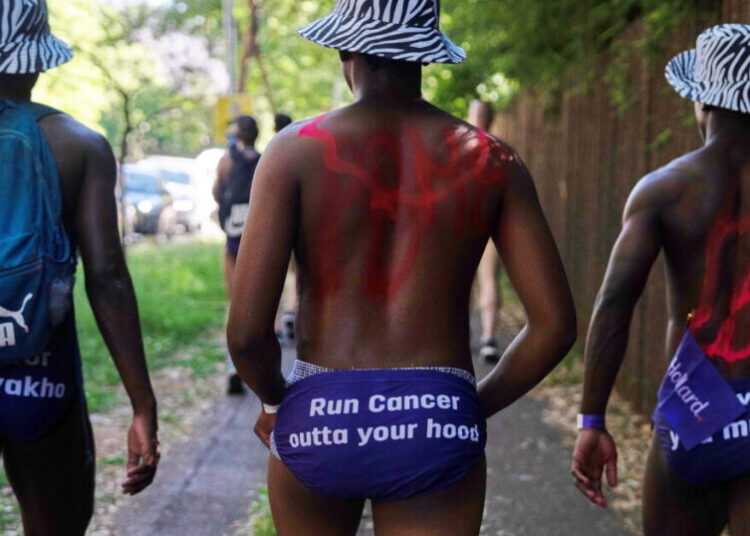 Cheeky attire in annual South Africa race to spotlight prostate cancer