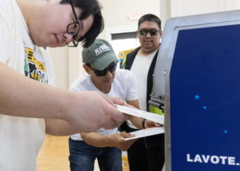 California votes. Trump’s Justice Department panics