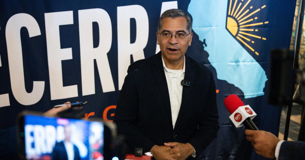 Becerra’s muted gubernatorial campaign comes to life in home stretch