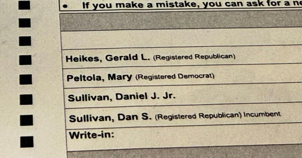 Democrat’s campaign reportedly helped recruit second Dan Sullivan for Alaska Senate race