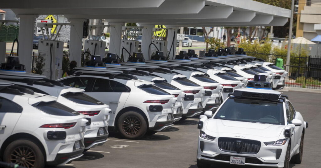 ‘They come in droves’: How robotaxis are hogging EV chargers in one corner of Southern California