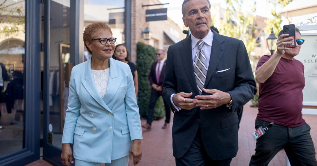 Former Bass opponent Rick Caruso now says he will vote for her reelection as mayor