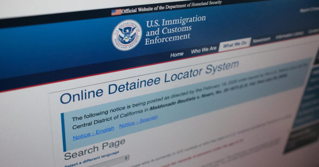 Lawsuit seeks to block ICE from hiding locations of detainees with final removal orders