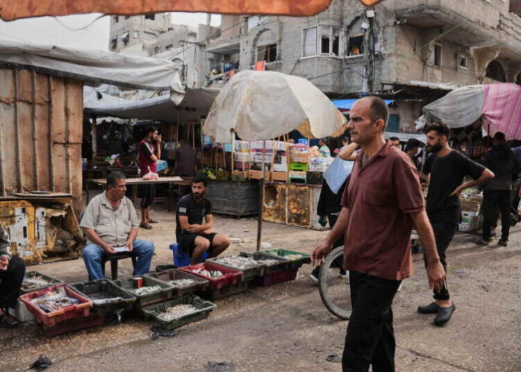 Israel says commercial goods will not enter Gaza, a major shut-off for the hungry territory