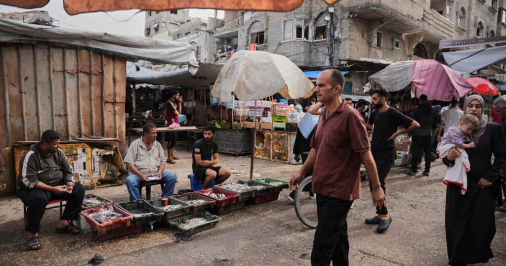 Israel says commercial goods will not enter Gaza, a major shut-off for the hungry territory