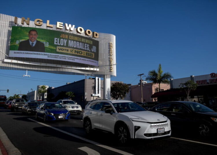 How a clash between Inglewood leaders and SoFi Stadium operators hit the ballot