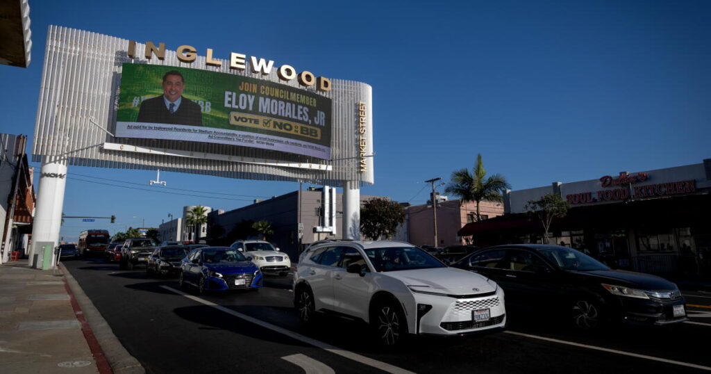 How a clash between Inglewood leaders and SoFi Stadium operators hit the ballot