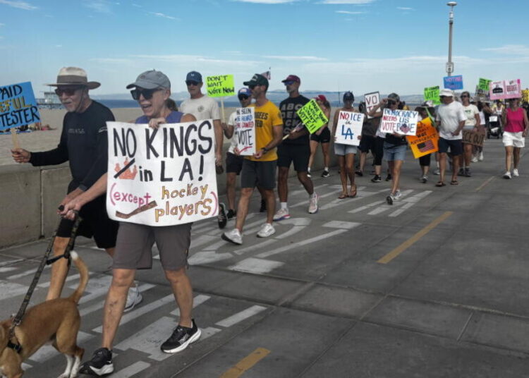 ‘No Kings’ protesters across SoCal and the nation rally behind voter participation