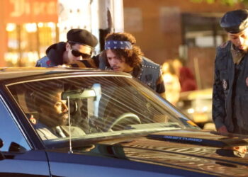 Real-life violence encroaches on ‘Miami Vice ’85’ film set. Video shows man pull out hefty knife